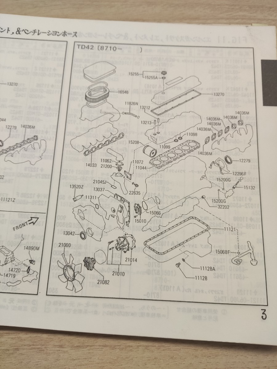 日産 サファリ パーツリスト パーツカタログ Y60系 整備書 サービスマニュアル 旧車 解説書 整備 レストア Y60 ニッサン 希少_画像2