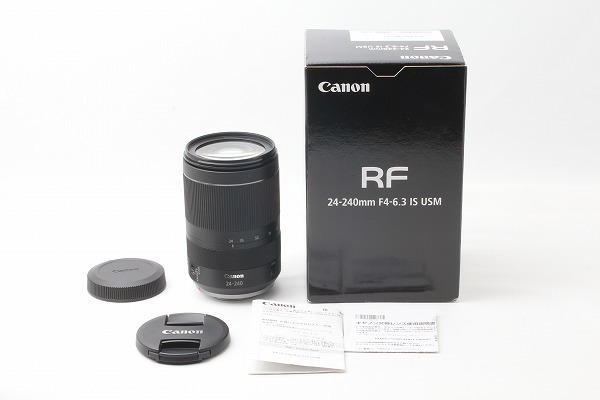 ◆新品同様◆キヤノン Canon RF 24-240mm F4-6.3 IS USM 付属品完備 元箱◇42842_きれいです！