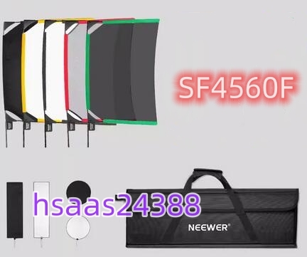 NEEWER フラッグパネル レフ板キット 折りたたみ式 18x24in/45x60cm 5in1 写真フラッグパネル 照明反射板 SF4560F