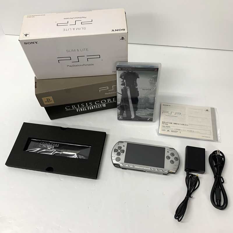 《ジャンク》クライシスコア ファイナルファンタジー7 ファイナルファンタジー10thAnniversaryLimited PSP-2000 併売 /ゲーム・山城店 U444_画像1