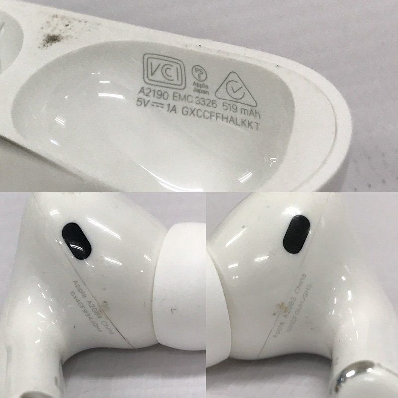 《ジャンク扱い》Apple AirPods Pro MWP22J/A【GXCCFFHALKKT】《家電・山城店》S084_画像3