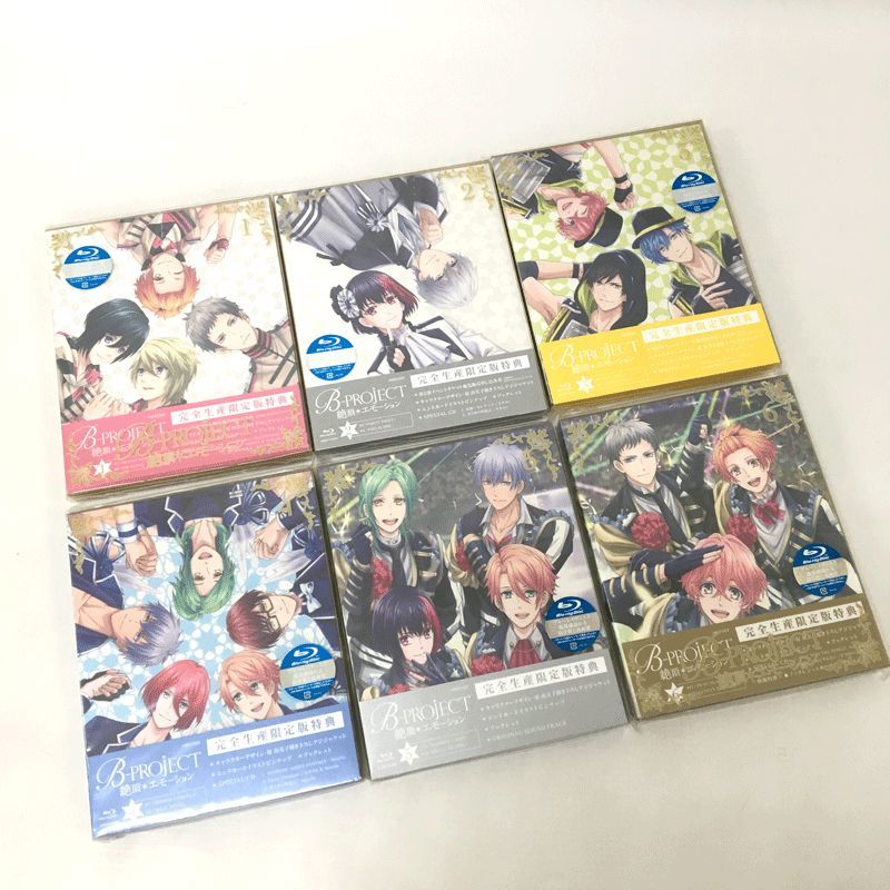 《Blu-ray》B-PROJECT -絶頂*エモーション- 完全生産限定版 全6巻セット(全巻収納BOX付き)/アニメ 店頭併売品《DVD部門・山城店》M055_画像2