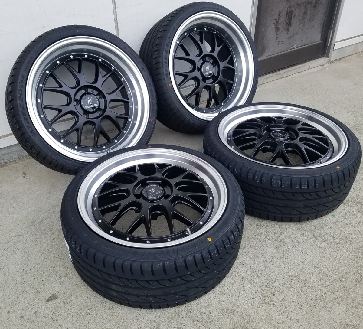 クラウン スカイライン フーガ シーマ アリスト IS BD00 19インチ タイヤホイールセット 輸入タイヤ 225/35R19 225/40R19 245/35R19 など_画像7