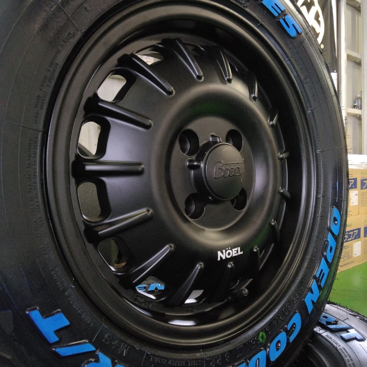 プロボックス TOYO OPENCOUNTRY RT 165/80R14 ホワイトレター 14インチ タイヤホイールセット_画像3