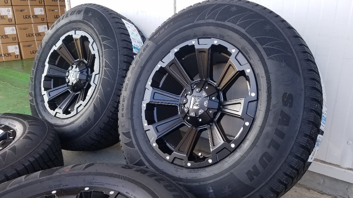 10月発送 120/150プラド FJクルーザー スタッドレス SAILUN WST3 265/70R17 17インチ 新品 タイヤホイールセット 1台分 ノーマル車高対応_画像1