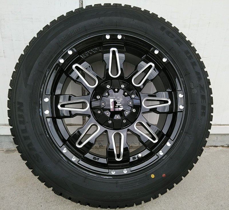 10月発送 スタッドレス プラド ハイラックス サーフ FJ H3 パジェロ SAILUN ICE BLAZER WST3 265/70R17 265/65R17 Balano 新品4本セット_画像4