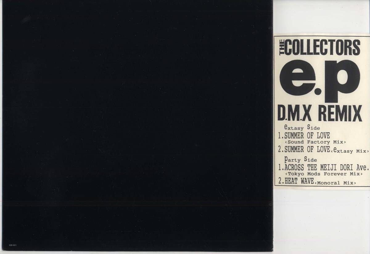 12inch★THE COLLECTORS/D.M.X REMIX(WONDER GIRL,CLW-001)★ザ・コレクターズ_画像2