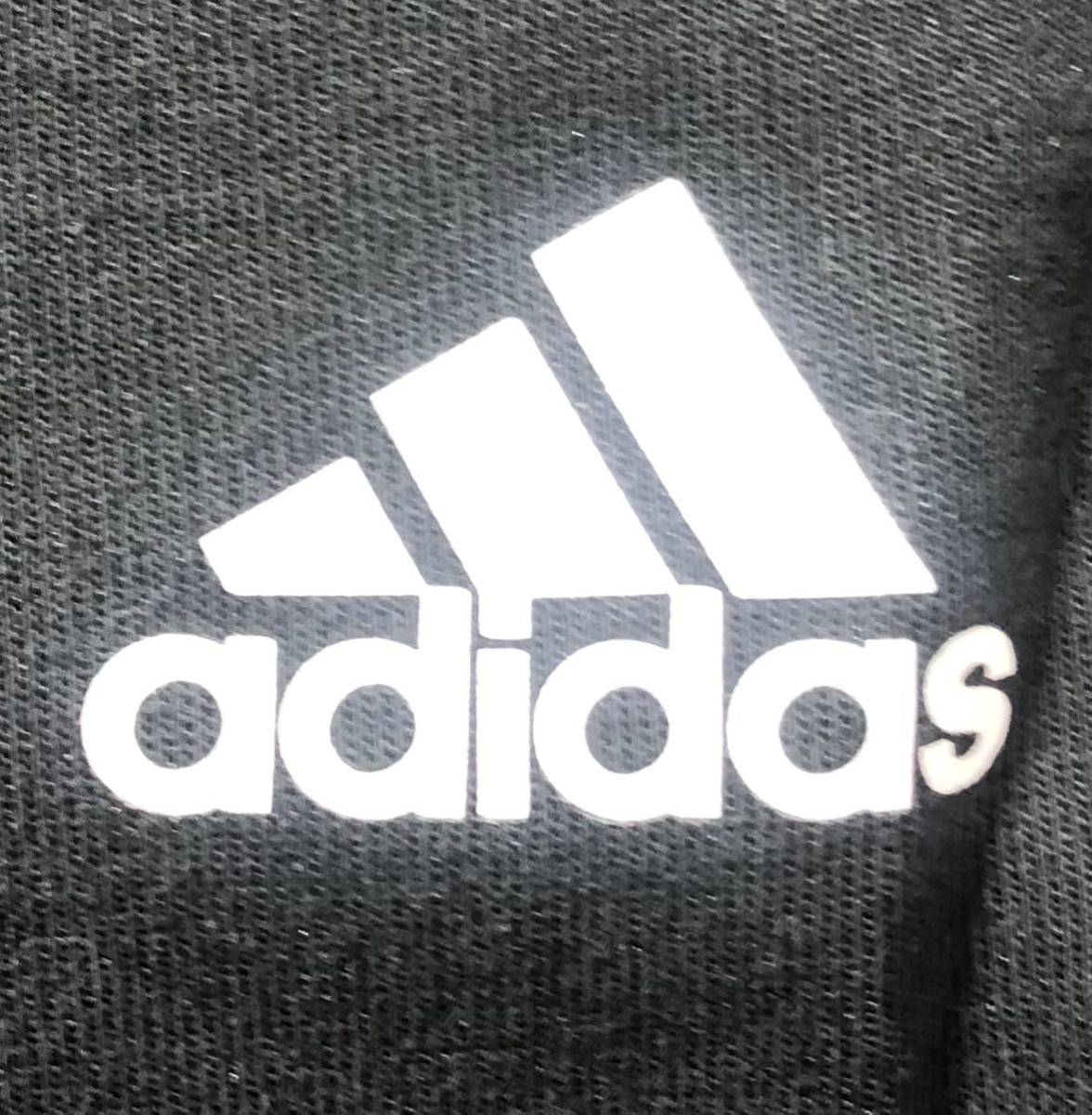 ■ adidas アディダス ■ パフォーマンス ロゴ プリント スリーライン マストハブ テーパード パンツ ブラック Lの画像4