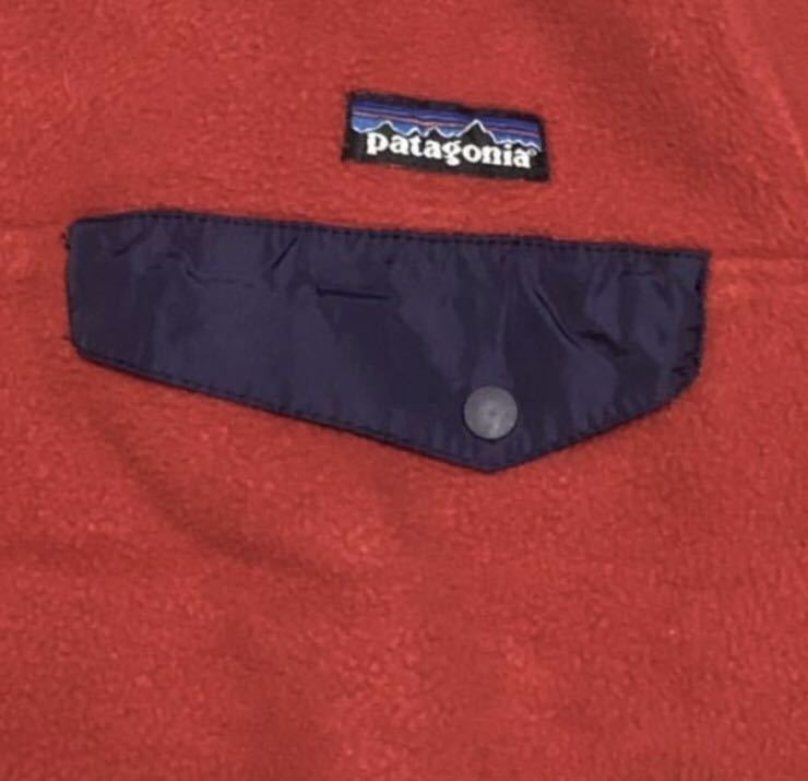 ■ patagonia パタゴニア ■ 90年代 25450 シンチラ スナップT プルオーバー フリース ジャケット レッド S_画像5