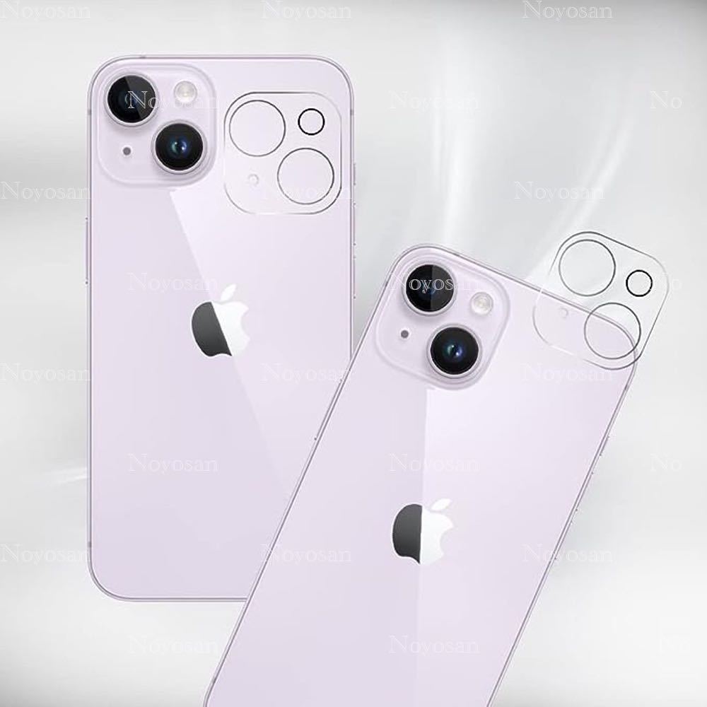 iPhone15Plus対応 覗き見防止全面保護強化ガラスフィルム&背面カメラレンズ用透明強化ガラスフィルムセット_画像5
