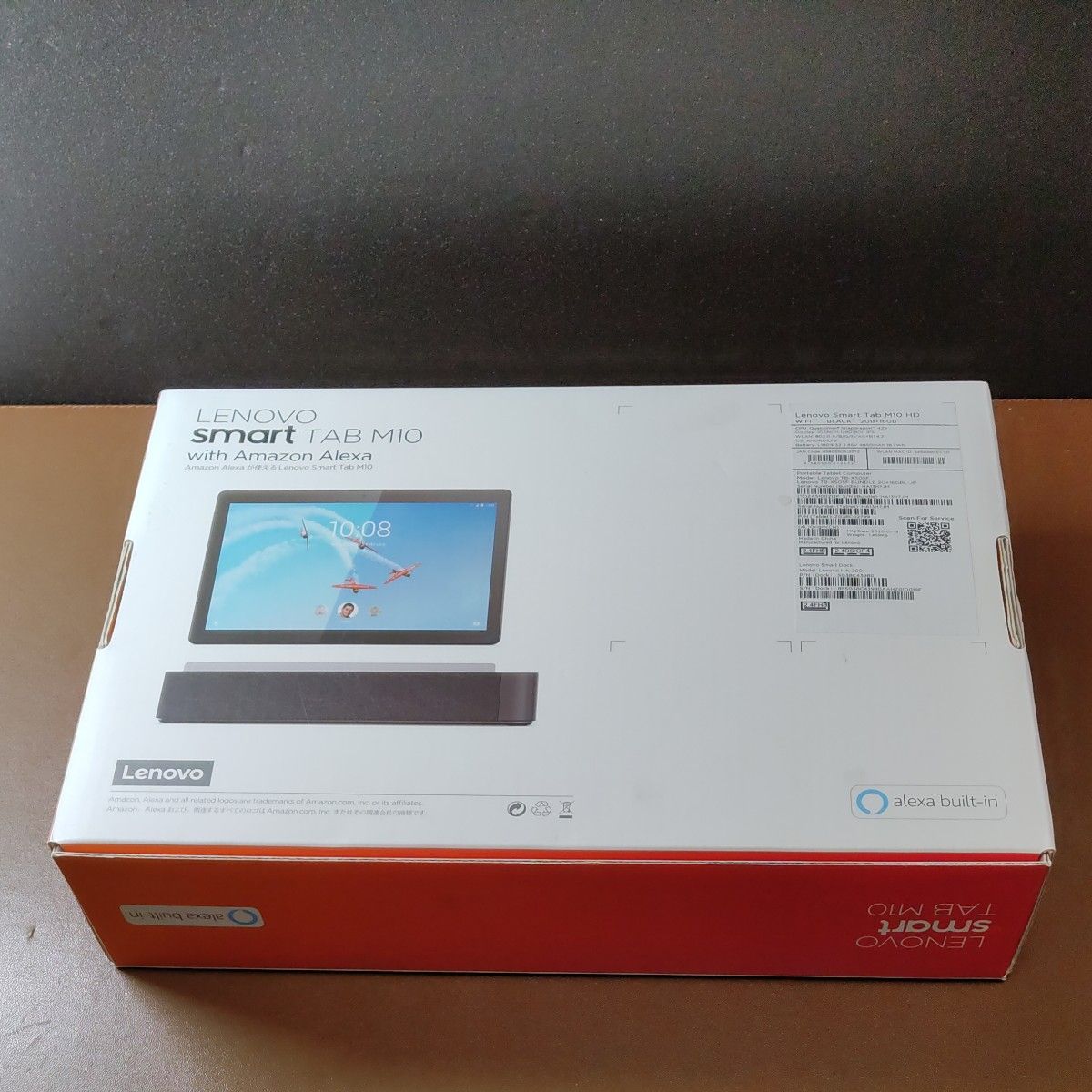 レノボ タブレット Lenovo Smart Tab M10 with Amazon Alexa【訳 レノボ タブレット Lenovo Smart Tab M10 with Amazon Alexa【訳