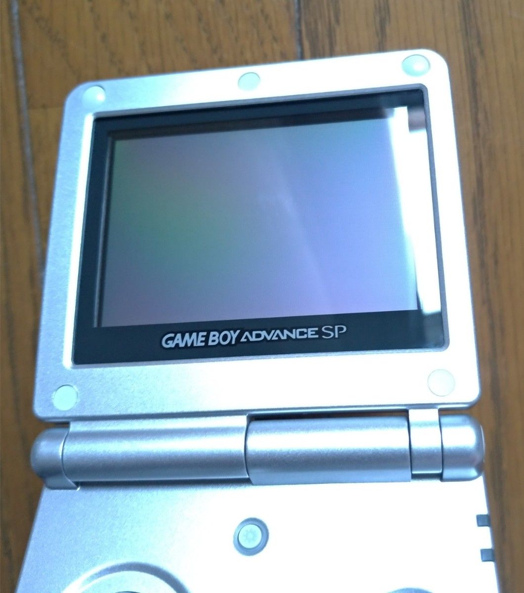 ゲームボーイアドバンスSP プラチナシルバー 中古品 ドット抜け ゲームボーイアドバンスSP プラチナシルバー 中古品 ドット抜け