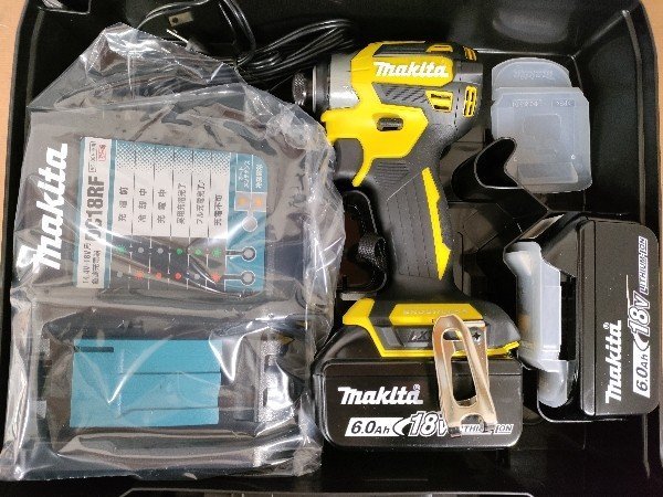 本店は 【2023年最新モデル】マキタ インパクトドライバー TD173DGXFY マキタ純正バッテリ2個、充電器、ケース付 イエロー 未使用 本体 本店は 【2023年最新モデル】マキタ インパクトドライバー TD173DGXFY マキタ純正バッテリ2個、充電器、ケース付 イエロー 未使用 本体
