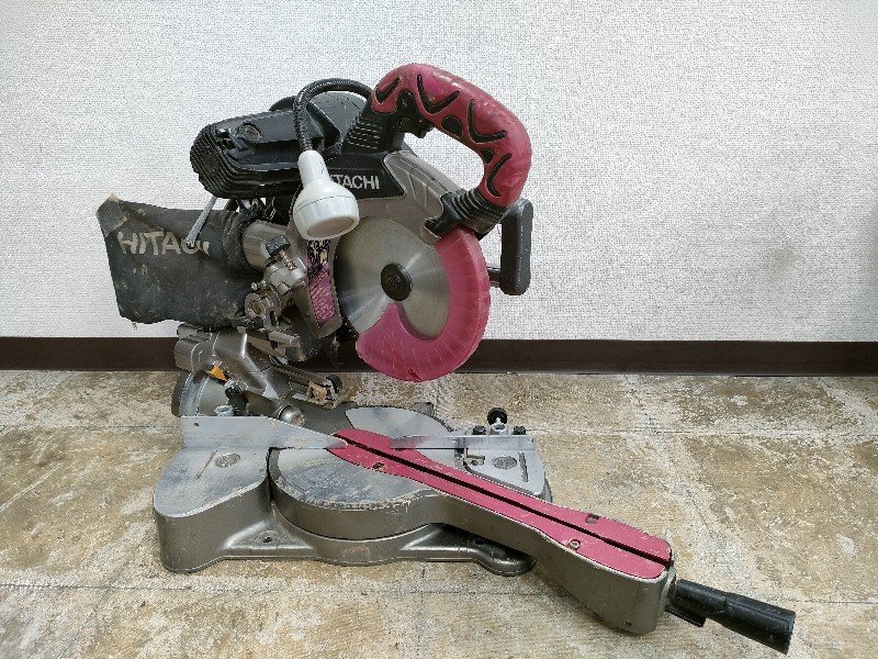 日本初の 日立工機 卓上スライド丸のこ C7RSC モータ異音も軸ブレも