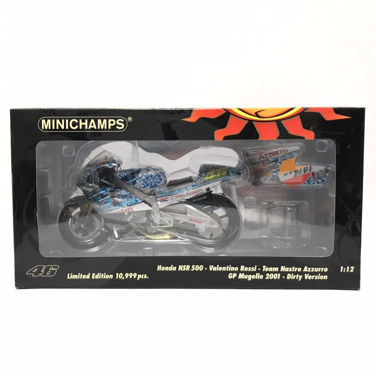 MINICHAMPS 1/12 Honda NSR500 Valentino Rossi Team Nastro Azzurro