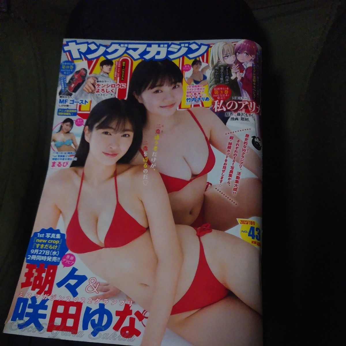 週刊ヤングマガジン 2023年43号 瑚々 咲田ゆな まるぴ_画像1