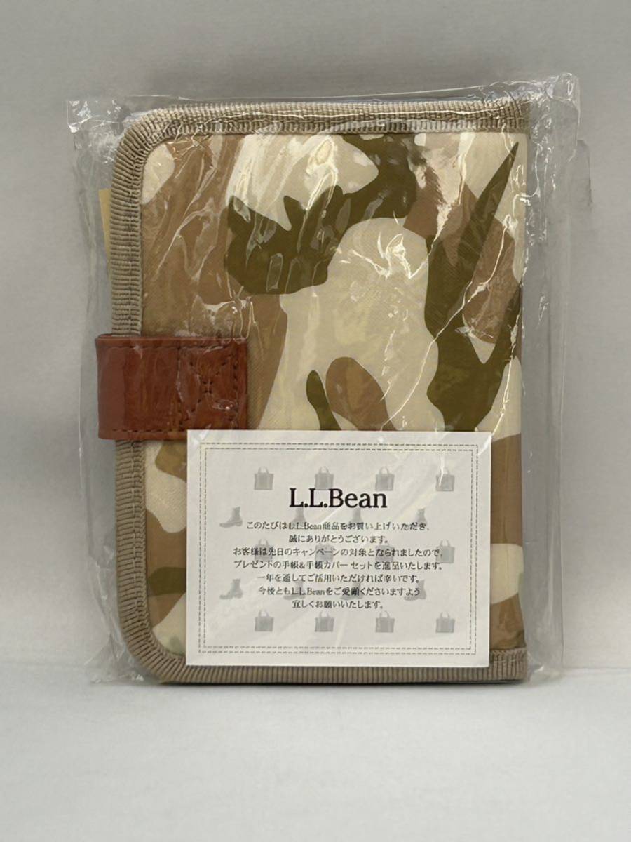 L.L.Bean L.L.ビーン　手帳&手帳カバー カモフラ 未使用 2019 非売品 LLBean ノベルティ_画像2