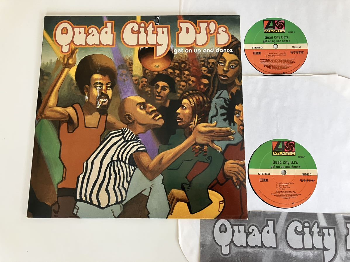 Quad City DJ's / Get On Up And Dance 2LP ATLANTIC USオリジナル 82905-1 JaySki,C.C.Lemonhead,The 69 Boyz,クワッド・シティ・DJ's_画像1