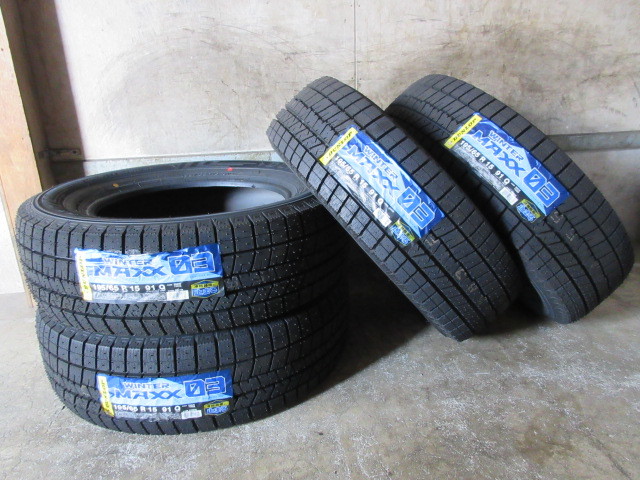 新品冬用+送料無料(条件付)4本set!! ダンロップ WM03 (2021) 195/65R15 プリウス VOXY ヴォクシー NOAH ノア エスクァイア セレナ WISH 他 _画像1