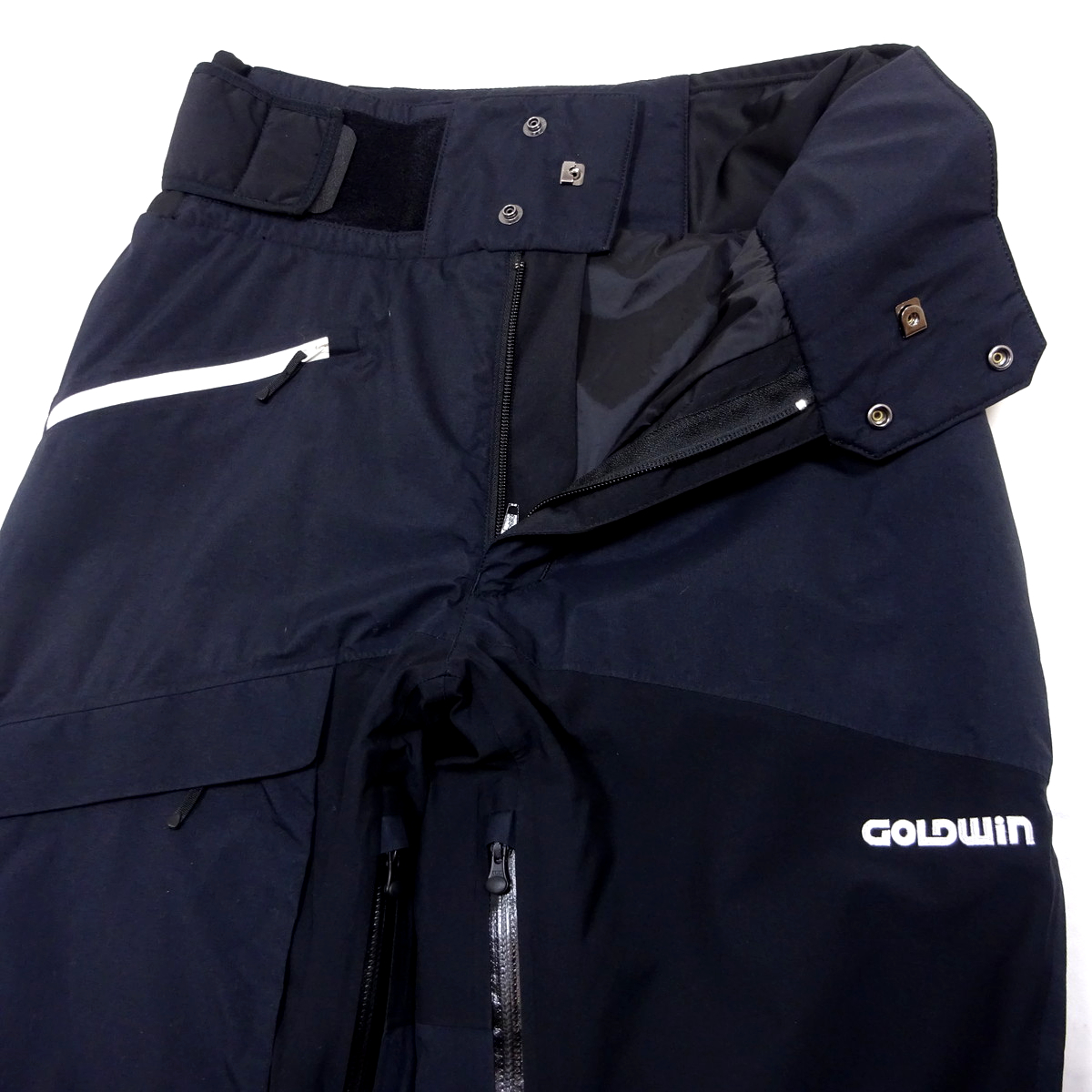 極美品 GOLDWIN EDGYRIDE JACKET GORE-TEX setup ゴールドウイン ゴアテックス スキージャケットパンツ セット 黒 G11601P/G31601P メンズS_画像8