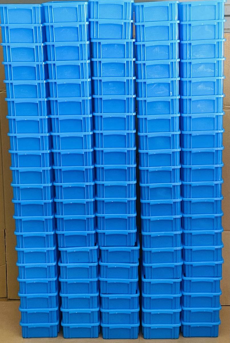 新品未使用・プラスチックコンテナ100個セット[170×120×55mm]パーツボックス ツールケース 大量セット BOX パーツケース