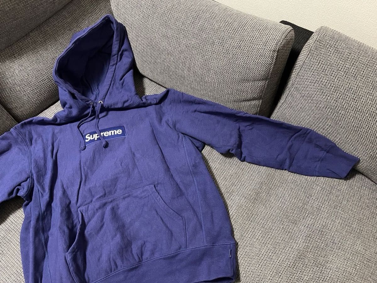 美品 Supreme Box Logo Hooded Sweatshirt Small Navy 2021 21FW 美品 Supreme Box Logo Hooded Sweatshirt Small Navy 2021 21FW