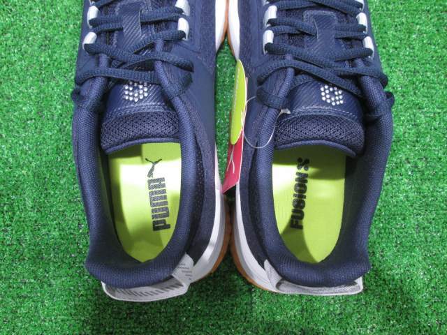 GK Suzuka * new goods 600 [26.5] Puma * Fusion grip *377527(03)* navy * spike less * golf shoes * men's *