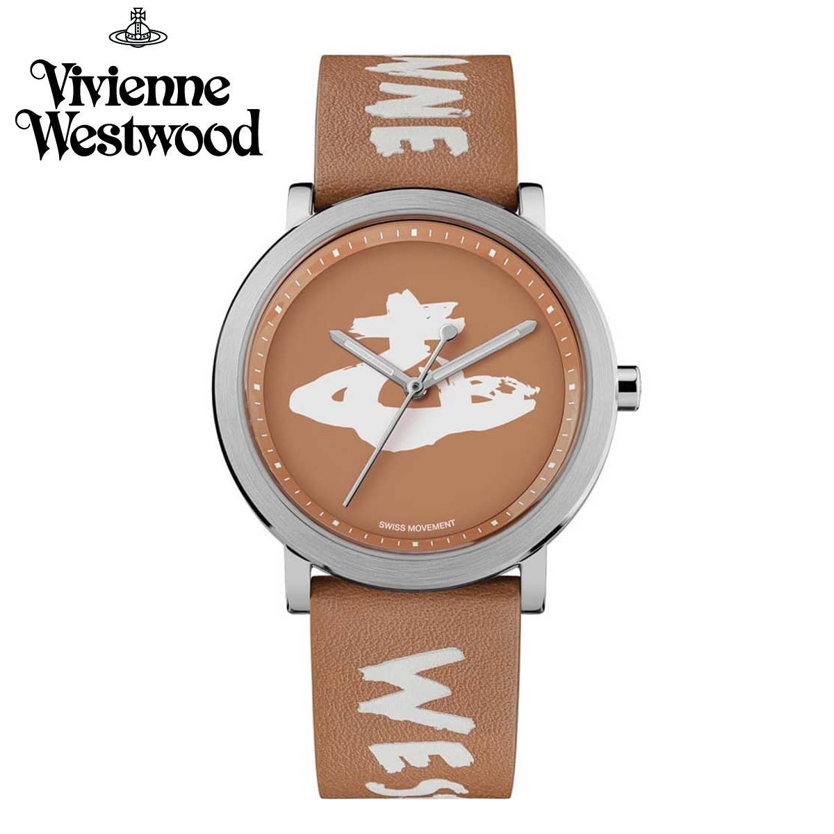 Vivienne Westwood ヴィヴィアン ウエストウッド 腕時計 女性 レディース Ladbroke ラドブローク タン VV253TNTN ブラウン レザー 革 防水