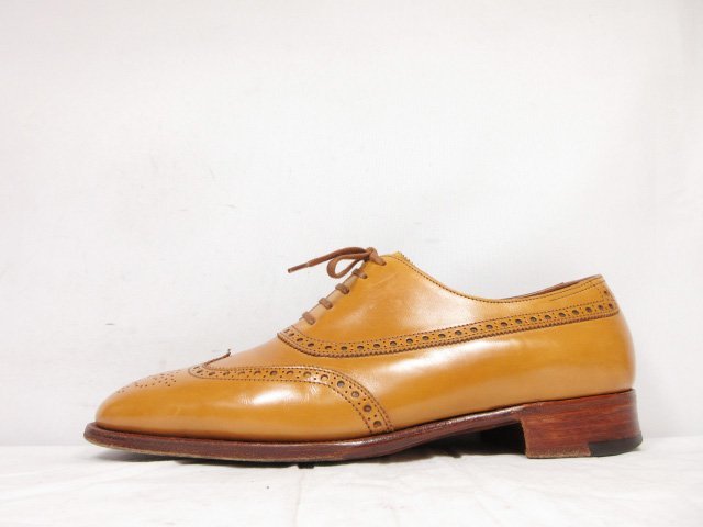 美品 【ジョンロブ JOHN LOBB】 WESTMINSTER ウエストミンスター フルブローグ 紳士靴 (メンズ) size6E7000 茶系 ●18HT2134●_画像9