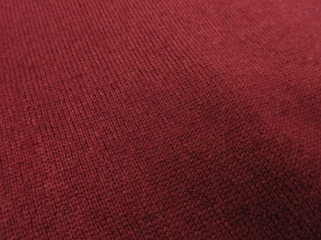 HH beautiful goods [ Beams F BEAMS F] high gauge ta-toru neck long sleeve knitted ( men's ) size44 bordeaux series Italy made *29MN4659*