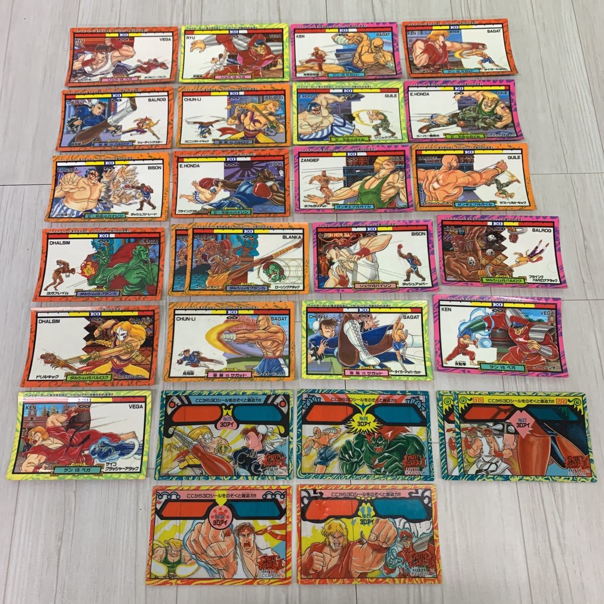Sản phẩm ロッテ ストリートファイター 3Dファイターカードウエハース