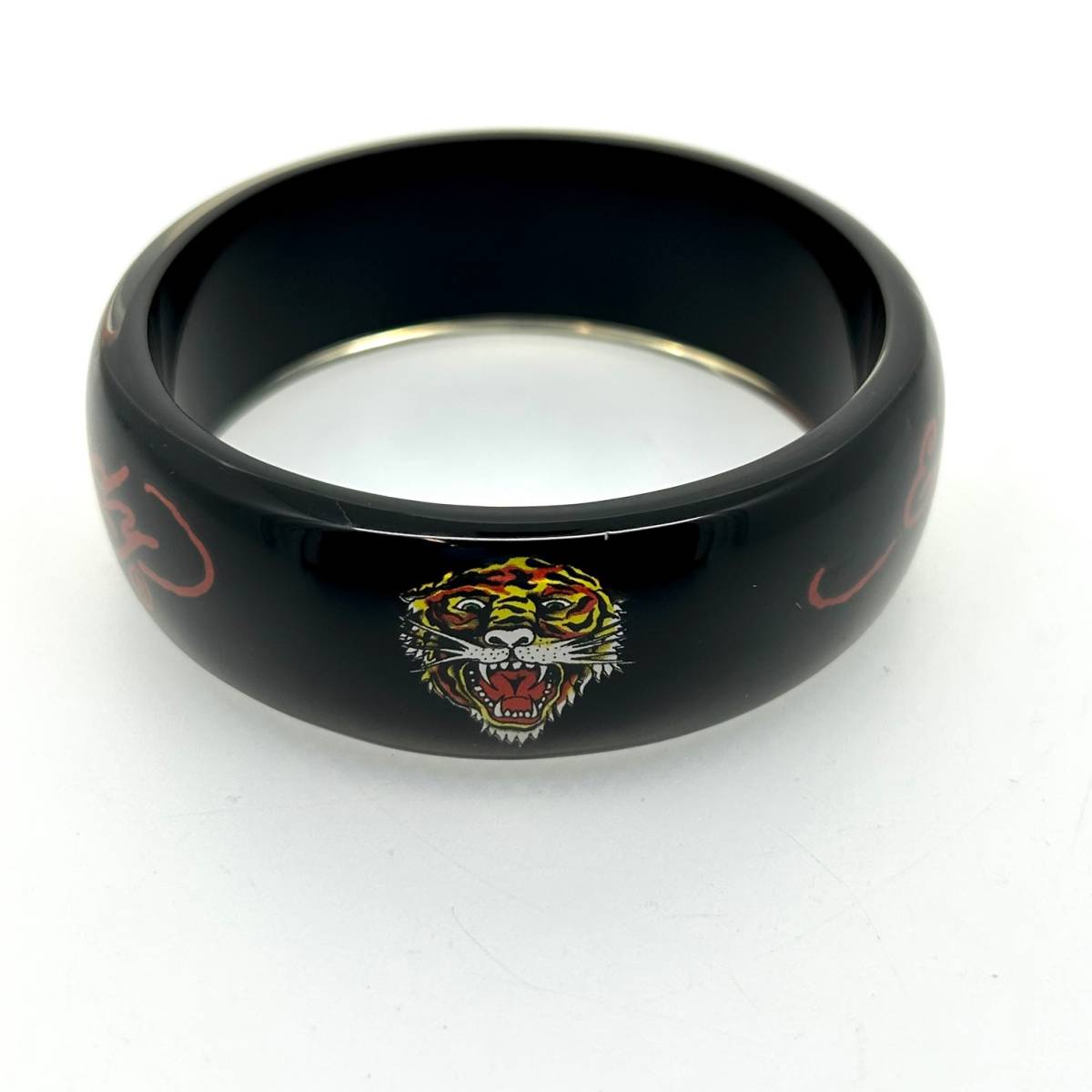 エドハーディー ラブキル & タイガー ED HARDY ed hardy EDHARDY edhardy えど はーでぃー エド ハーディー バングル ブレスレッド_画像3