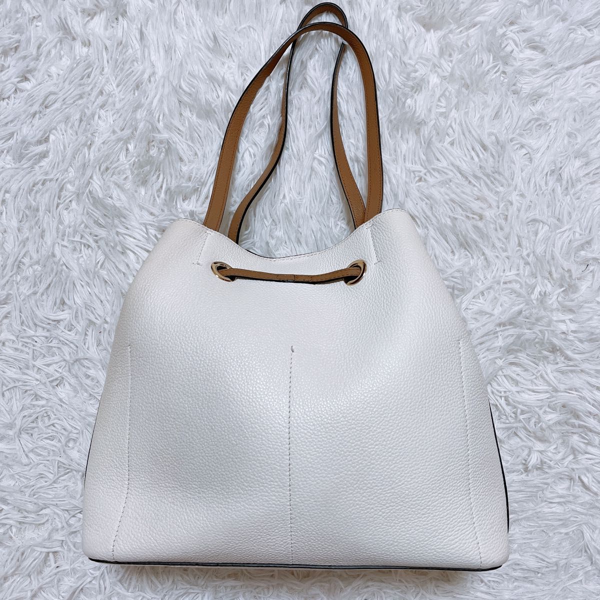 美品 FURLA フルラ コスタンザ トートバッグ ハンドバッグ 巾着 美品 FURLA フルラ コスタンザ トートバッグ ハンドバッグ 巾着
