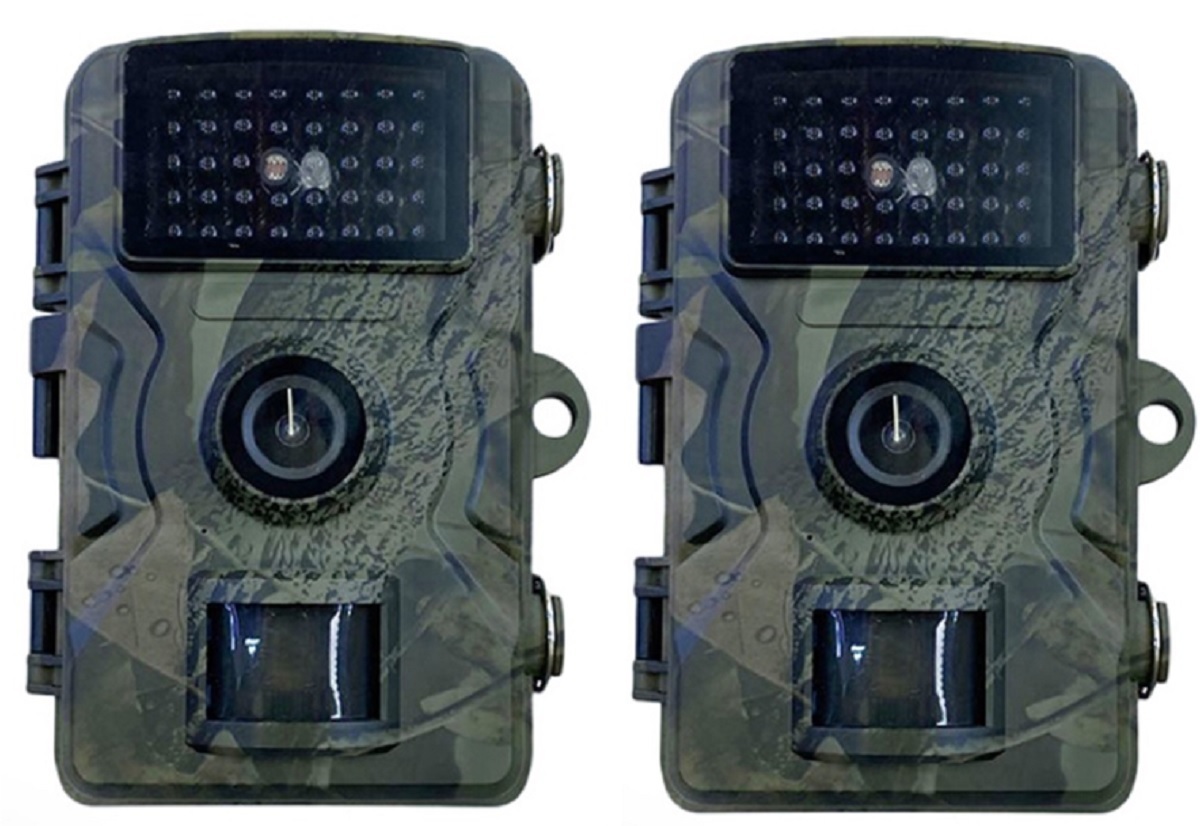 2台セット 防犯カメラ トレイルカメラ 赤外線 駐車場 畑 空き地 フルHD 防水 配線不要 | a02-11
