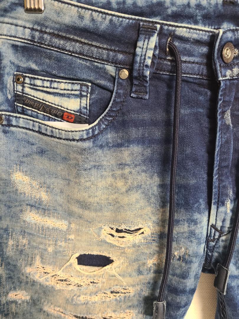 未使用品】 デニムパンツ DIESEL ディーゼル ケミカルウォッシュ 28