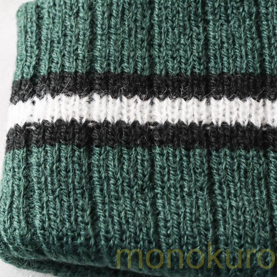 【新品】STUSSY ステューシー ニット帽 ビーニー タグ付き ATHLETIC STRIPED CUFF BEANIE 帽子 ファッション ワッチキャップ GREEN ST12_画像5