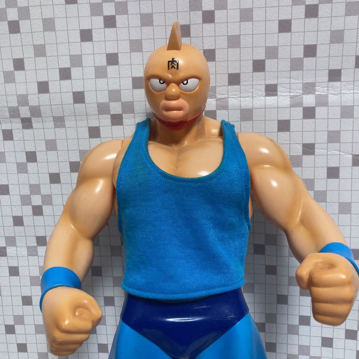 rroo...... Kinnikuman синий рубашка ver большой размер sofvi фигурка высота примерно 42cm