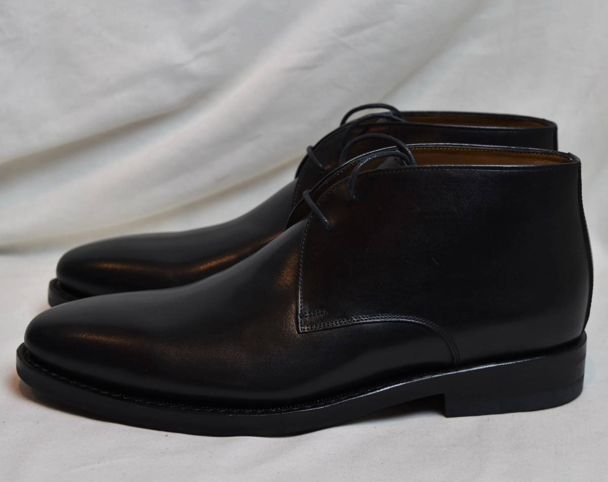 JALAN SRIWIJAYA ジャランスリワヤ グッドイヤー式　CHUKKA BOOT　チャッカーブーツ　黒カーフ　98322-6　24.5-25cm相当　未使用品_画像3