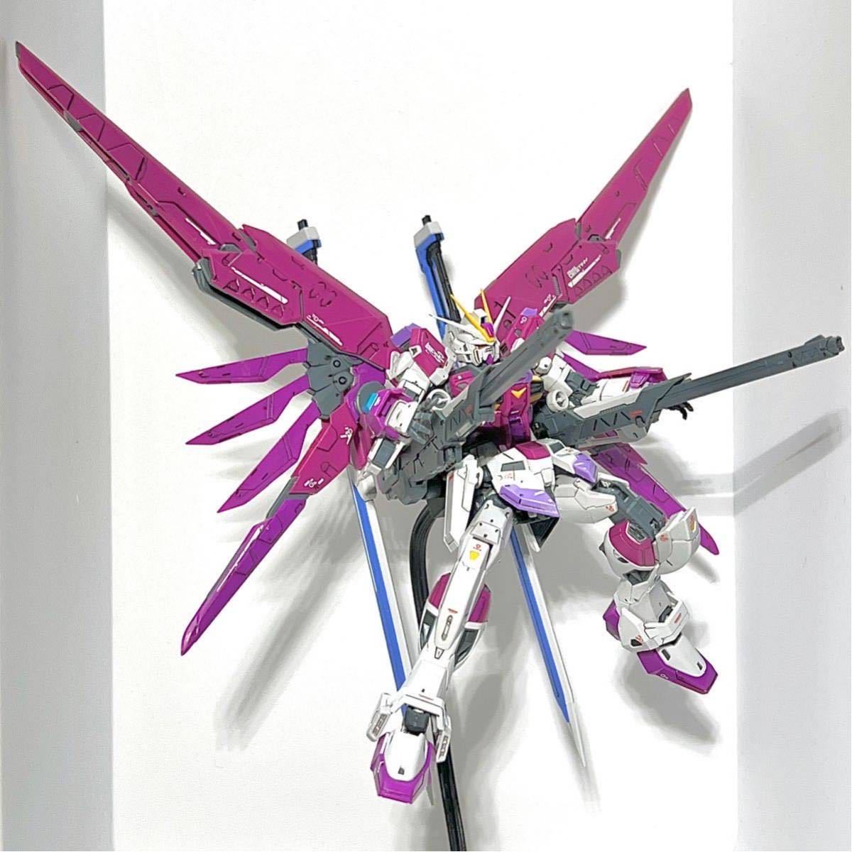 完成品★ガンプラ RG 1/144 デスティニーインパルスガンダム SEED DESTINY PG MG HG RE/100 SD Ver.ka プレミアムバンダイ ガンダムベース_画像6