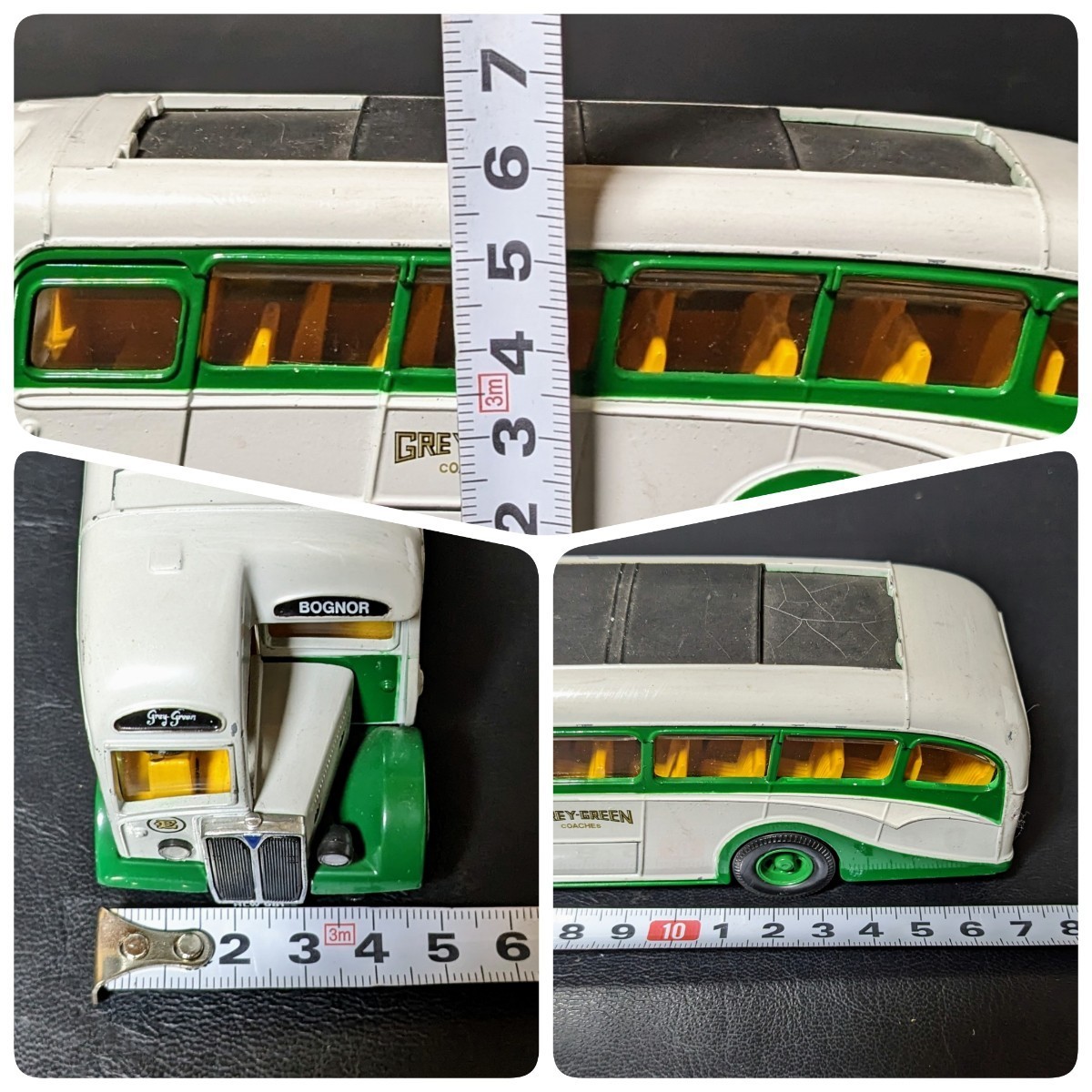 CORGI GREY-GREEN COACHES AEC REGAL COACH Corgi gray green Reagal Coach London bus present condition goods 