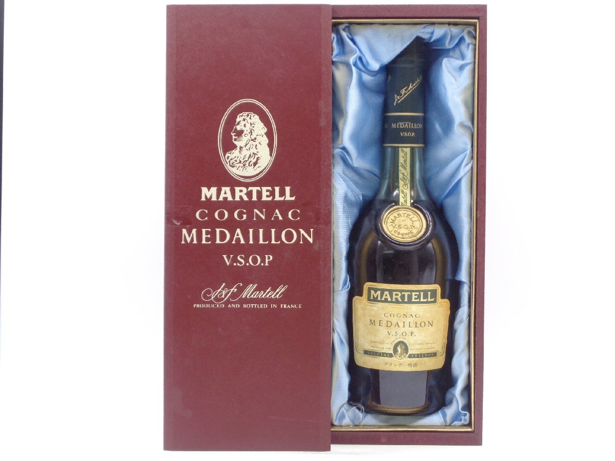 MARTELL VSOP MEDAILLON Martell VSOPme large yon green green label cognac brandy Special class 700ml tree in box unopened X239242