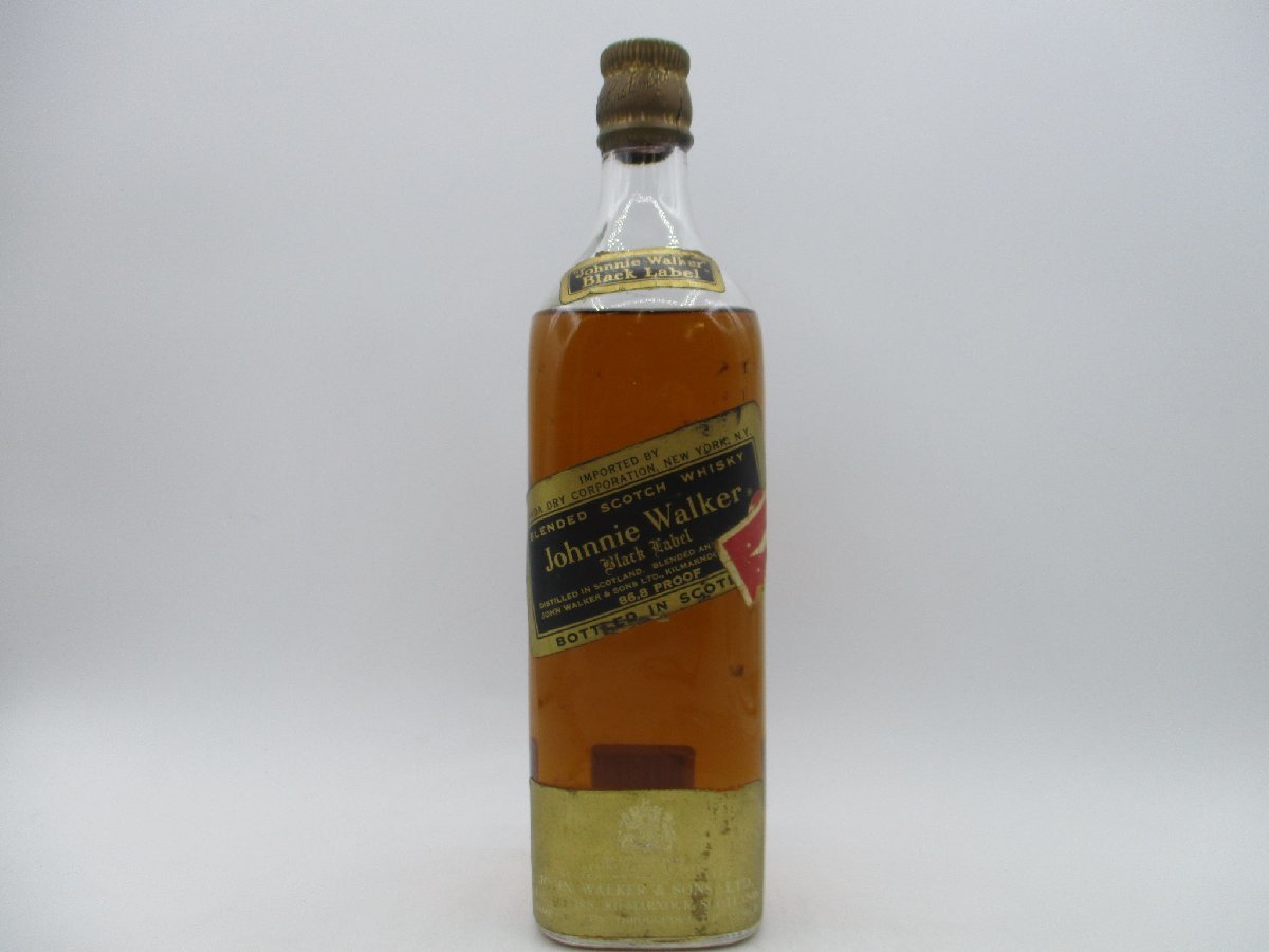JOHNNIE WALKER BLACK LABEL ジョニー ウォーカー 黒ラベル 金 JOHNNIE WALKER BLACK LABEL ジョニー ウォーカー 黒ラベル 金