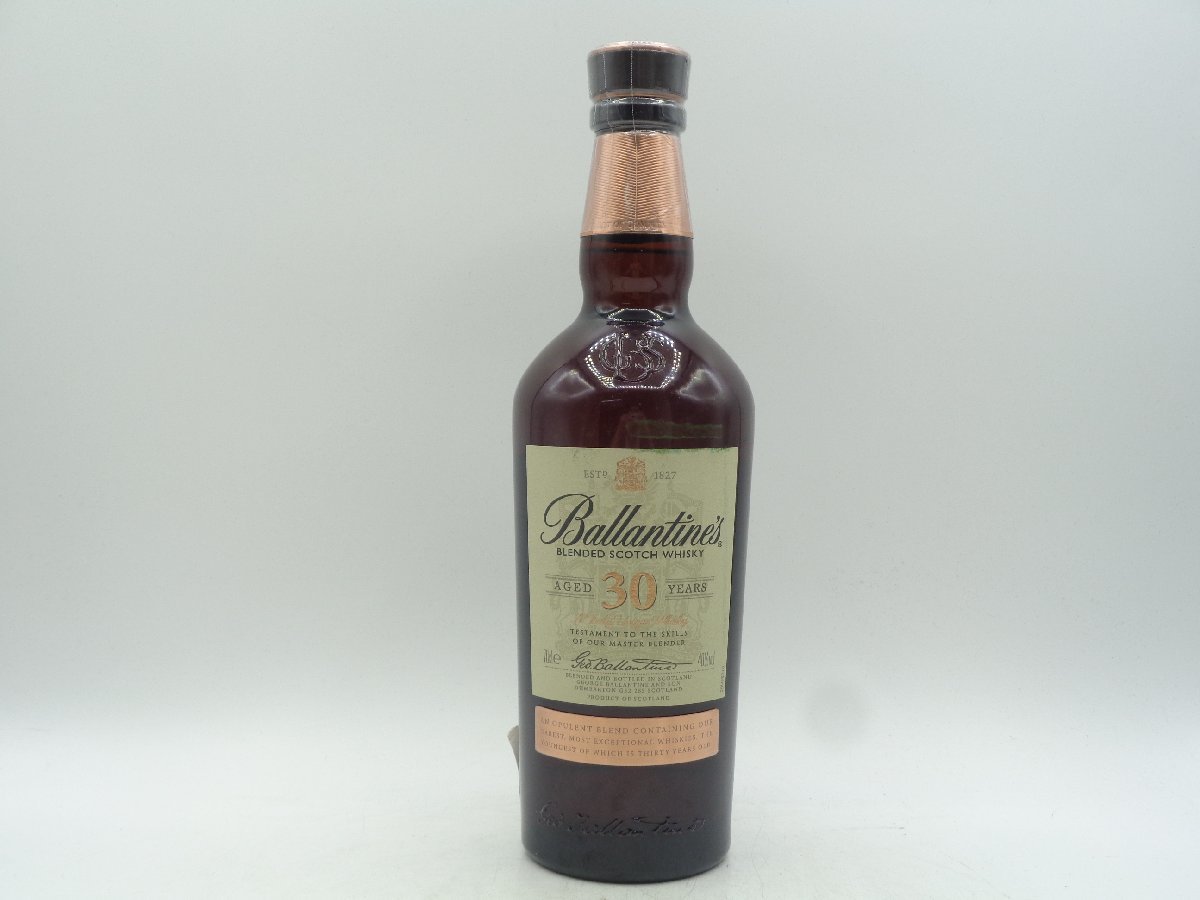 BALLANTINE'S 30年 バランタイン ブレンデッド スコッチ ウイスキー 700ml 40% 未開封 古酒 Z21474_画像1