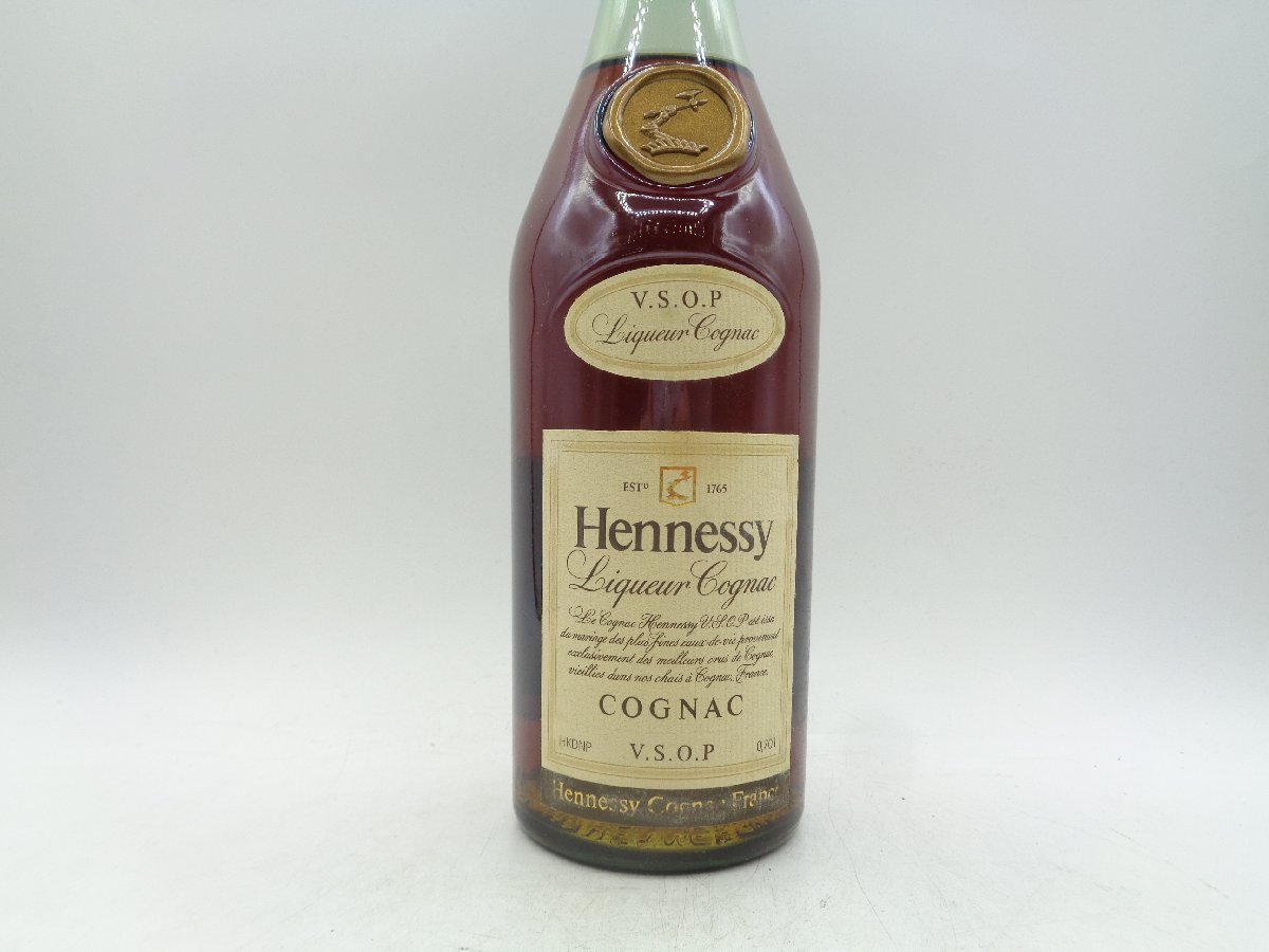 HENNESSY VSOP ヘネシー スリムボトル グリーン コニャック ブランデー 700ml 未開封 古酒 X240521_画像6