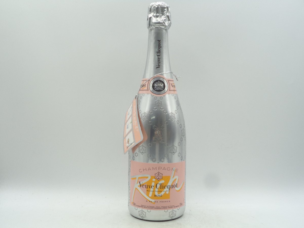 Veuve Clicquot RICH ROSE ヴーヴクリコ リッチ ロゼ シャンパン 未開封 古酒 750ml 12％ Q4364_画像1