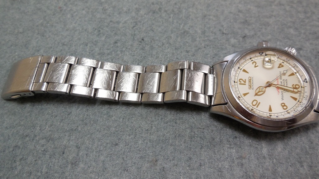 年末特価　SEIKO Alpinist アルピニスト 自動巻き メンズ 腕時計 4S15-6000　OH済中古_画像4