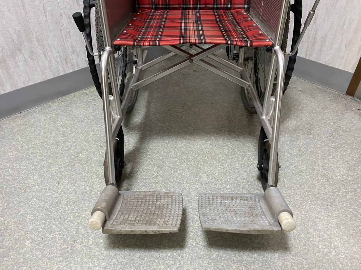 中古 車椅子 車いす 自走式 アルミ製　自走型 介助 介護用品_画像3