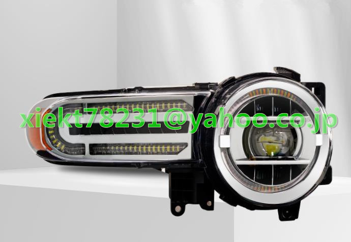 新品　FJクルーザー　GSJ15W型 2006－2020年　高品質　LEDヘッドランプ ヘッドライト流れるシャルウィンカー　外装カスタム　左右セット_画像5