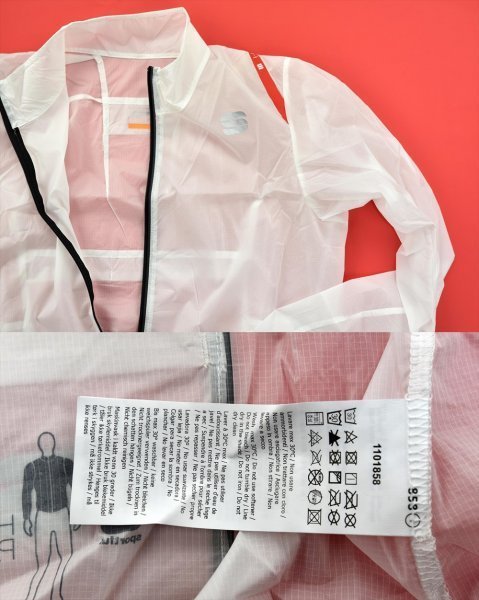 送料無料3★Sportful★スポーツフル Hot Pack Ultralight ジャケット size:L ホワイト_画像9