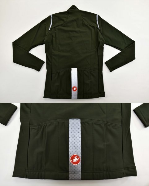 Castelli★カステリ Tutto Nano RoS 長袖ジャージ size:L ミリタリーグリーン_画像7